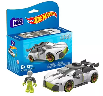 Buy Brand New Mega Hot Wheels Building Toy Race Car Audi R8 Toy Car Driver 5+ • 15.99£