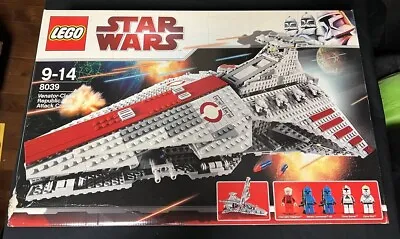 Buy LEGO Star Wars Venator-Class Republic Attack Cruiser 8039 In 2009 New Retired • 488.61£