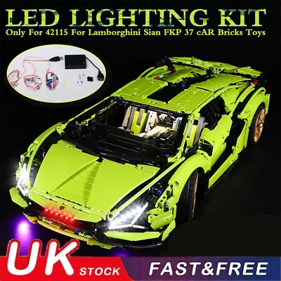 Buy DIY LED Light Lighting Kit Fit For LEGO 42115 For Lamborghini Sian FKP 37 Bricks • 15.74£