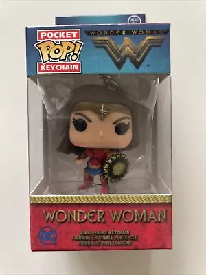 Buy #350 Wonder Woman (BCA) - DC - Damaged Box Funko POP With Protector Key Chain • 4.99£