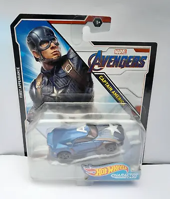 Buy Hot Wheels Character Cars - Marvel Avengers - 1st Appearance Captain America New • 14.95£