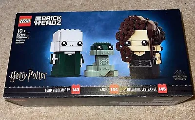 Buy LEGO BRICKHEADZ: Voldemort, Nagini & Bellatrix (40496) New And Sealed Retired • 31.99£