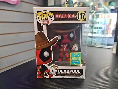 Buy Marvel Deadpool (2016 Summer Convention) #117 Funko Pop! Fast Delivery • 27.99£