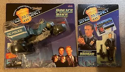 Buy Space Precinct Police Bike And Brogan Character  Vintage 1994. • 17.99£