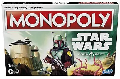 Buy Monopoly Star Wars Mandalorian Boba Fett Fun Family Activity Board Game • 17.49£