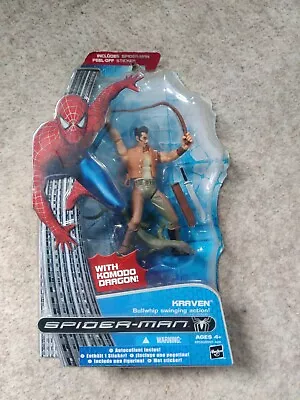 Buy Spider-Man 2007 Kraven With Komodo Dragon Figure 5  Marvel Hasbro Unopened  • 16£