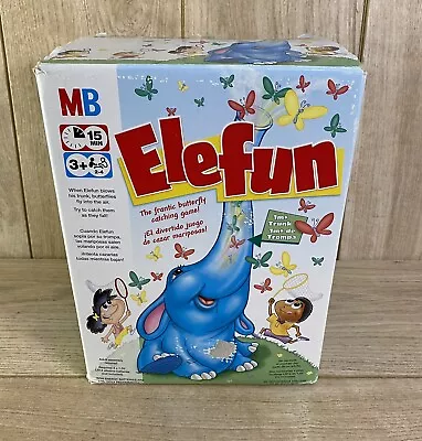 Buy Elefun The Butterfly Net Catching Game By MB Games Hasbro 2006 • 24.95£