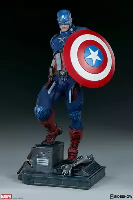 Buy Rare Sideshow Marvel Captain America Premium Exclusive Format 3005241 New Sealed • 1,712.67£