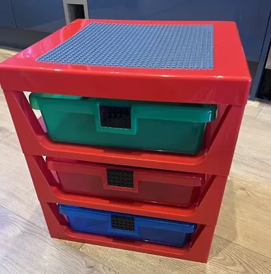Buy Lego Storage Drawers And Building Table • 14.99£