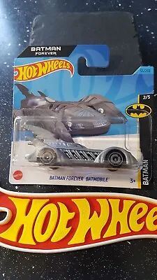 Buy Hot Wheels **SALE PRICE!!** - Batman Forever Batmobile, Short Card, Silver. NEW! • 1.99£