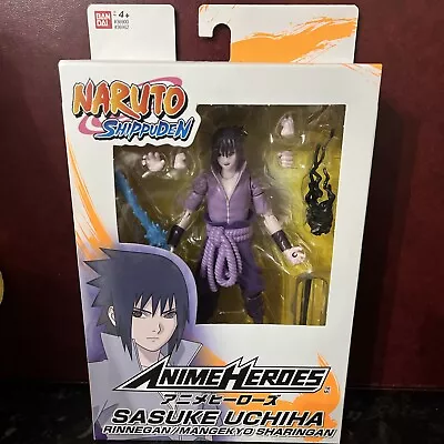 Buy Anime Heroes Naruto Shippuden Sasuke Uchiha Bandai Action Figure - Brand New • 17.99£