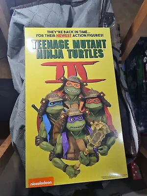 Buy Neca Teenage Mutant Ninja Turtles 3 Tmnt 4 Pack • 185£