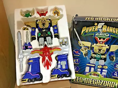 Buy Power Rangers Deluxe ZEO Megazord 100% Complete In Box Num2578 Bandai 1996 V.VGC • 149.99£