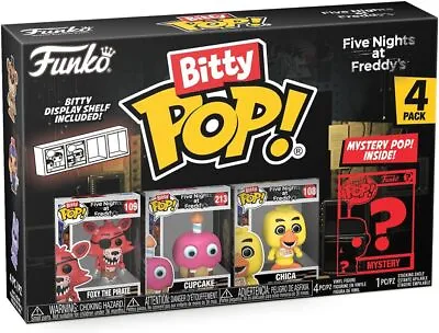 Buy Funko Bitty POP! | Five Nights At Freddy's | Foxy The Pirate, Cupcake | 4 Pack • 14.99£