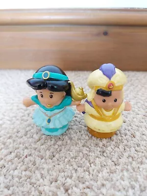 Buy Fisher Price Little People Disney Aladdin And Jasmine Figurines  • 7£