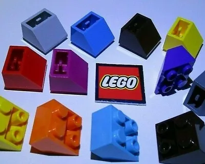 Buy LEGO Inverted Slope 45° 2x2 Bricks (Packs Of 8 ) - Choose Colour NEW Design 3660 • 4.49£