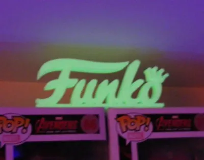 Buy GLOW IN DARK Custom Funko Display Logo  -Funko Pop Shelf Logo -Funko Pop Display • 10.99£