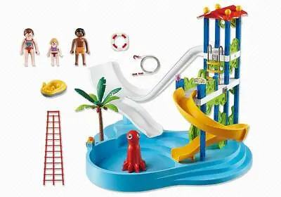 Buy PLAYMOBIL *WATER PARK/SWIMMING POOL* 6669/6673 Spare Parts Combined Postage • 0.99£