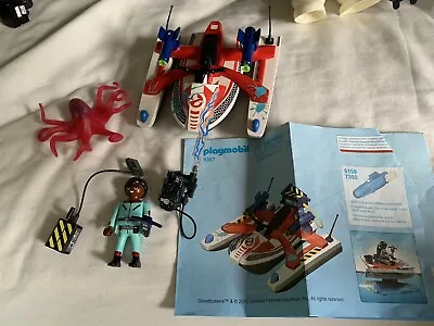 Buy Playmobil The Real Ghostbusters Zeddemore Aqua Scooter Set 37 Pieces 6+ New 9387 • 10£
