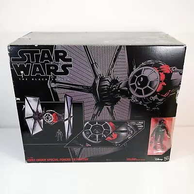 Buy Star Wars THE BLACK SERIES First Order Special Forces Tie Fighter & Pilot BOXED • 129.99£