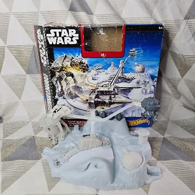 Buy Star Wars Hot Wheels Hoth Echo Base Battle Snow Speeder Starship Playset Toy  • 6.95£