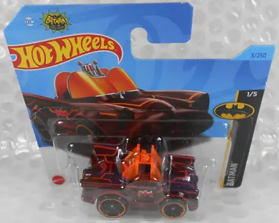 Buy Hot Wheels Tooned Classic TV Series Batmobile (red) Sealed On Short Card #3/2023 • 3.50£