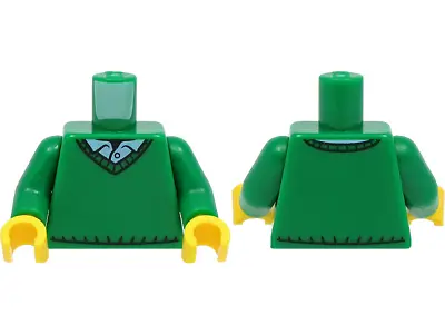 Buy LEGO Torso Body For   Minifigure Green  Sweater Jumper Shirt • 1.90£