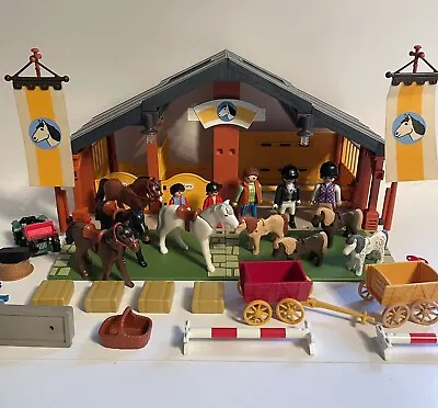 Buy Playmobil Horse Stable Vintage Farm- Not Complete - 3120 Used • 17.99£