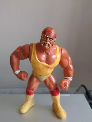 Buy Hulk Hogan WWF Wrestling Figure-Titan Sports Hasbro 1991 • 3.97£