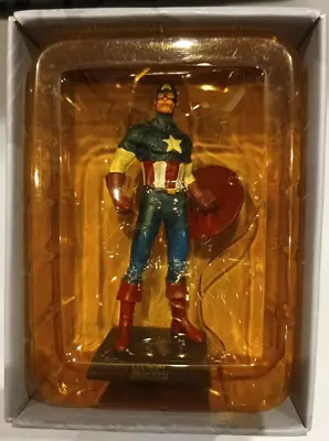 Buy Marvel Super Heroes Captain America #9 Figurine Lead Collection Eaglemoss • 12.99£