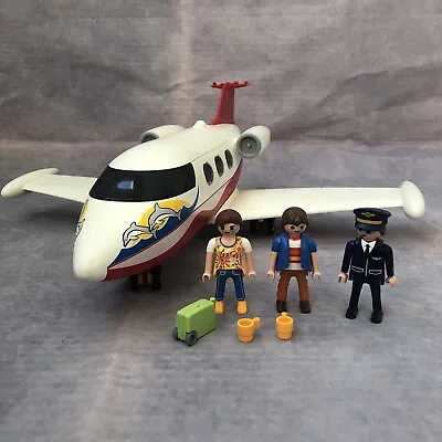 Buy Playmobil Geobra Summer Fun Aeroplane 6081 With Pilot & 2 Passengers Accessories • 19.99£