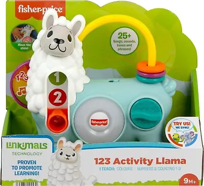 Buy Fisher-Price Linkimals 123 Activity Llama Baby Toy Ages 9+ Months • 9.99£