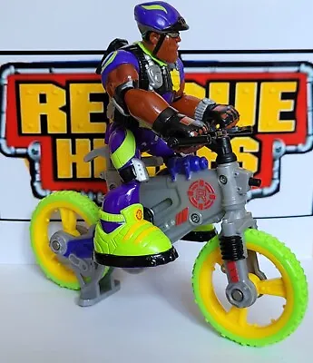 Buy Fisher Price : Rescue Heroes - Police Officer Jake Justice With Bike 5.5  Figure • 16.99£