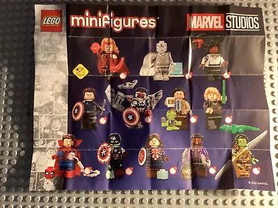 Buy Lego 71031 And 703 Marvel Studios Minifigures What If Full Set Series 1&2 • 149.99£