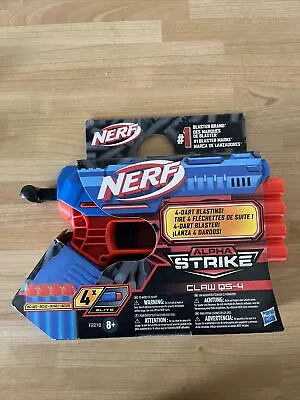 Buy Nerf Alpha Strike Claw Qs-4 Arrow Gun + 4 Elite Arrows Included  • 5.50£