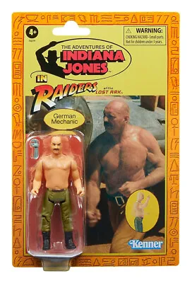 Buy Indiana Jones German Mechanic Kenner Retro Collection 10cm Hasbro Figure • 21.50£