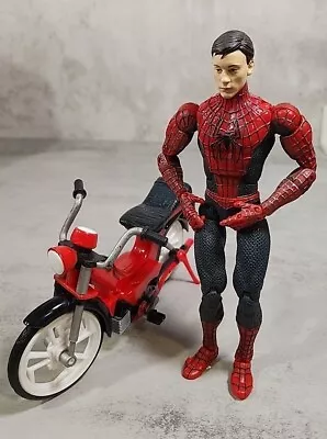Buy Spider-Man 2 Pizza Launching Scooter And Spiderman Articulated Figure Toybiz • 75£