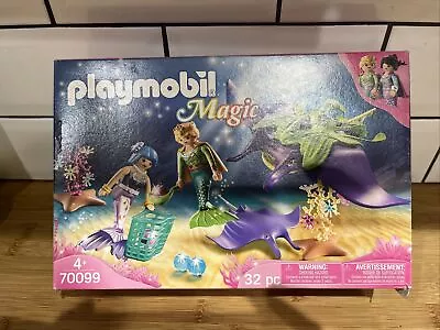 Buy Playmobil 70099 Magic Pearl Collectors With Manta Ray Mermaid Toy Set • 9.99£