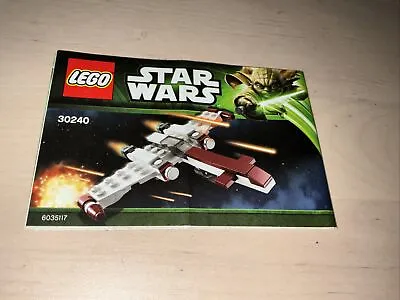 Buy Lego Star Wars 30240 Z-95 Headhunter Instructions Only • 2.79£
