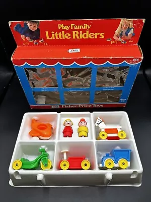 Buy Fisher Price Vintage 1976 Play Family Little Riders Vehicles / People Figures • 16.50£