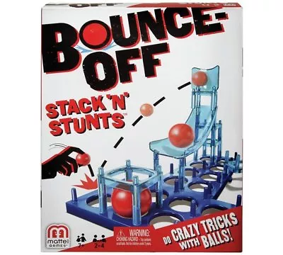 Buy Bounce Off Stack 'N' Stunts Extreme Game Brand New Mattel Age 7+ Years • 15.95£