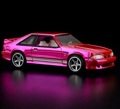 Buy Hot Wheels RLC Exclusive 1993 Ford Mustang Cobra R 1:64 Zamac Pink New FREE POST • 49.99£