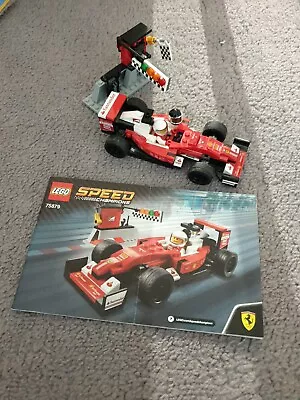 Buy LEGO SPEED CHAMPIONS Scuderia Ferrari SF16-H 75879 Complete With Instructions • 26£