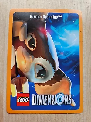 Buy Lego Dimensions Collectors Cards Brick Live 2016- Gizmo : Gremlins • 1.50£