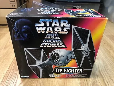 Buy 1990's POTF 2 Kenner Star Wars Figure Vehicle Vader Imperial Tie Fighter Boxed • 20£