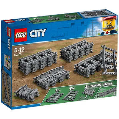 Buy LEGO City Tracks Train Track Expansion Set 20pcs  60205 • 18.95£