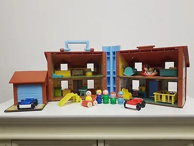 Buy Vintage Fisher Price Farm House With Furniture And People • 65£