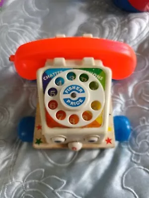 Buy Vintage Fisher Price Chatter Telephone 1961 Toy Phone Working As In  TOY STORY • 7.50£