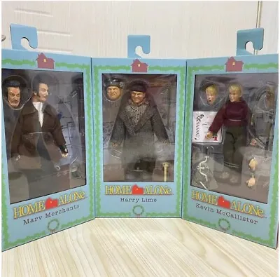 Buy NECA Home Alone Figures - Set Of 3 X Figures - Kevin, Harry & Marv Case Fresh • 149.99£