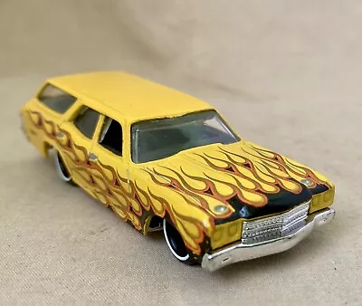 Buy Hot Wheels '70 Chevy Chevelle SS Wagon #56/250 - 2019 H W Flames 3/10 Yellow • 1.75£